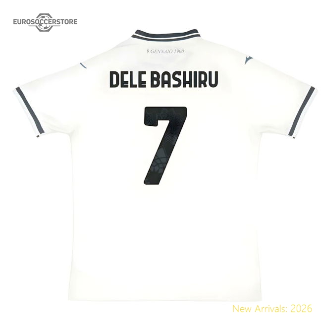 First-class 2025-2026 Biancocelesti Away Shirt (dele Bashiru 7)