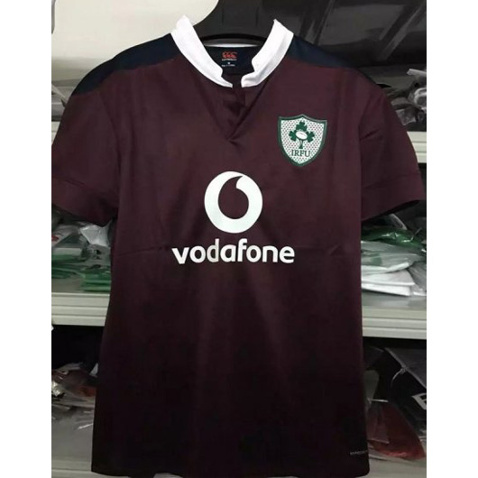 Premium Comfort Fit Ireland Dark Brown2017 Rugby Jersey Shirt