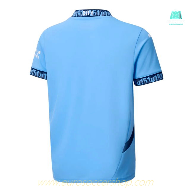 2024-2025 Man City Home Shirt (Kids) (De Bruyne 17)