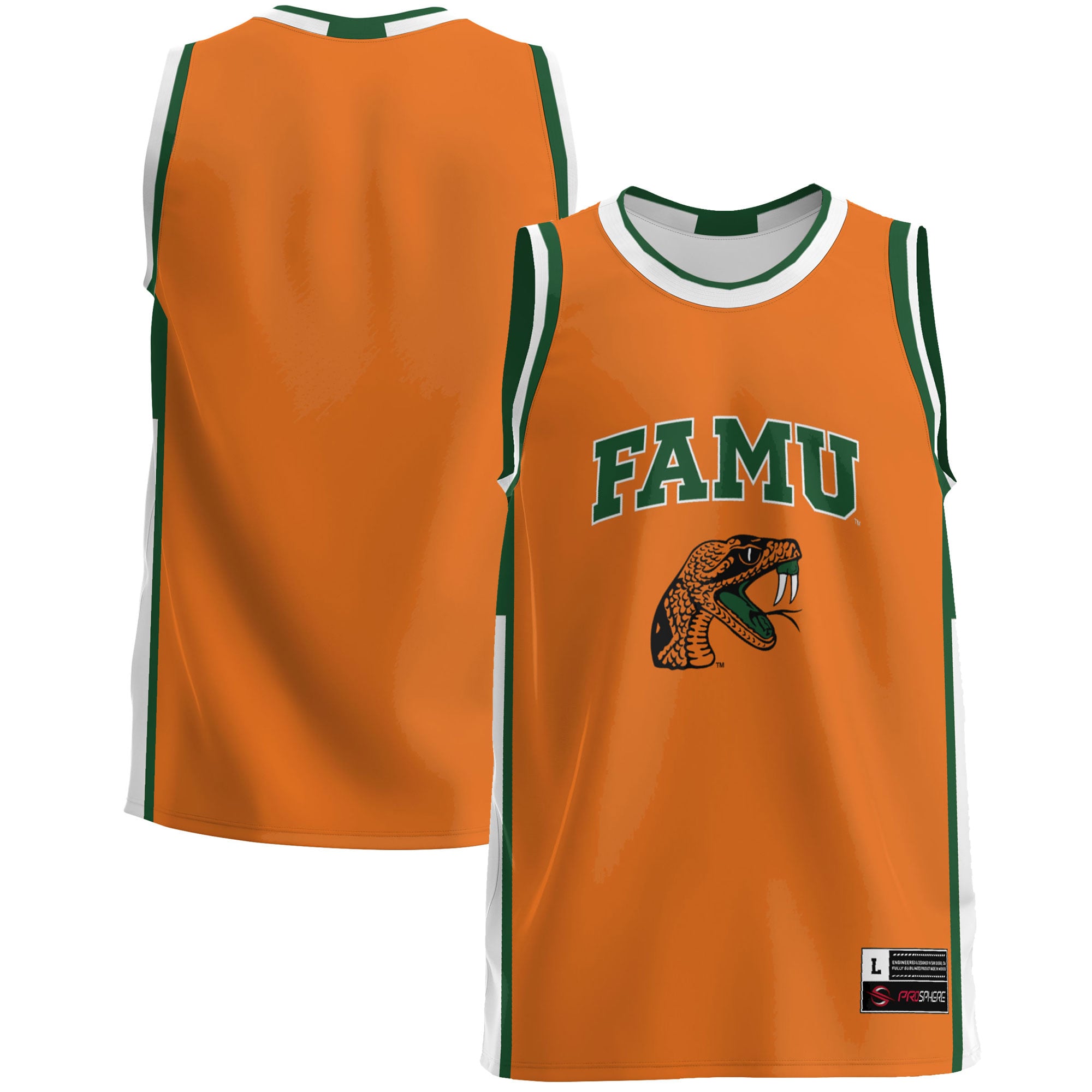 Florida A&M Rattlers GameDay Greats Lightweight Basketball Jersey - Green
