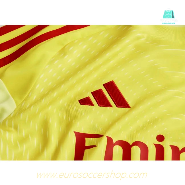 2025-2026 Arsenal Home Goalkeeper Shirt (Yellow) - Kids (Raya 22)
