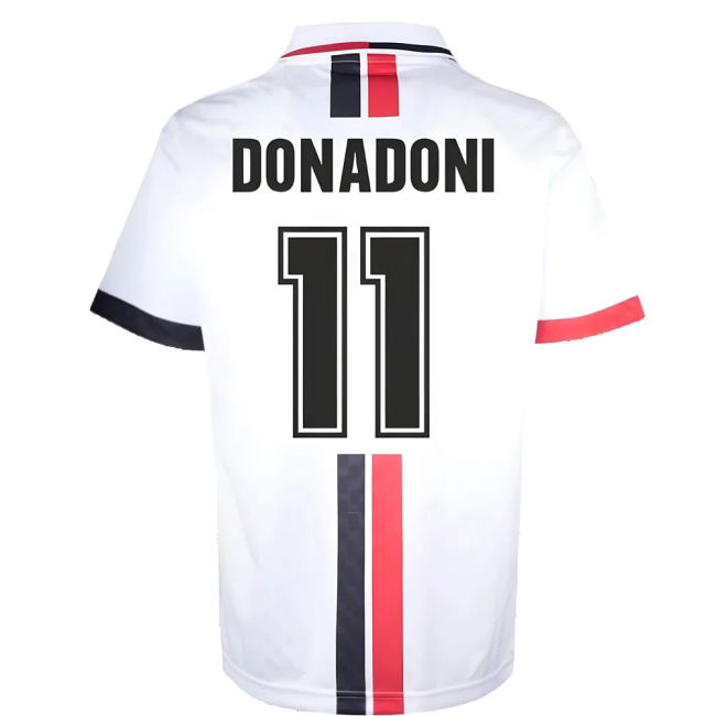 Milan 2025-2026 Away Soccer Jersey (Donadoni 11) | Durable