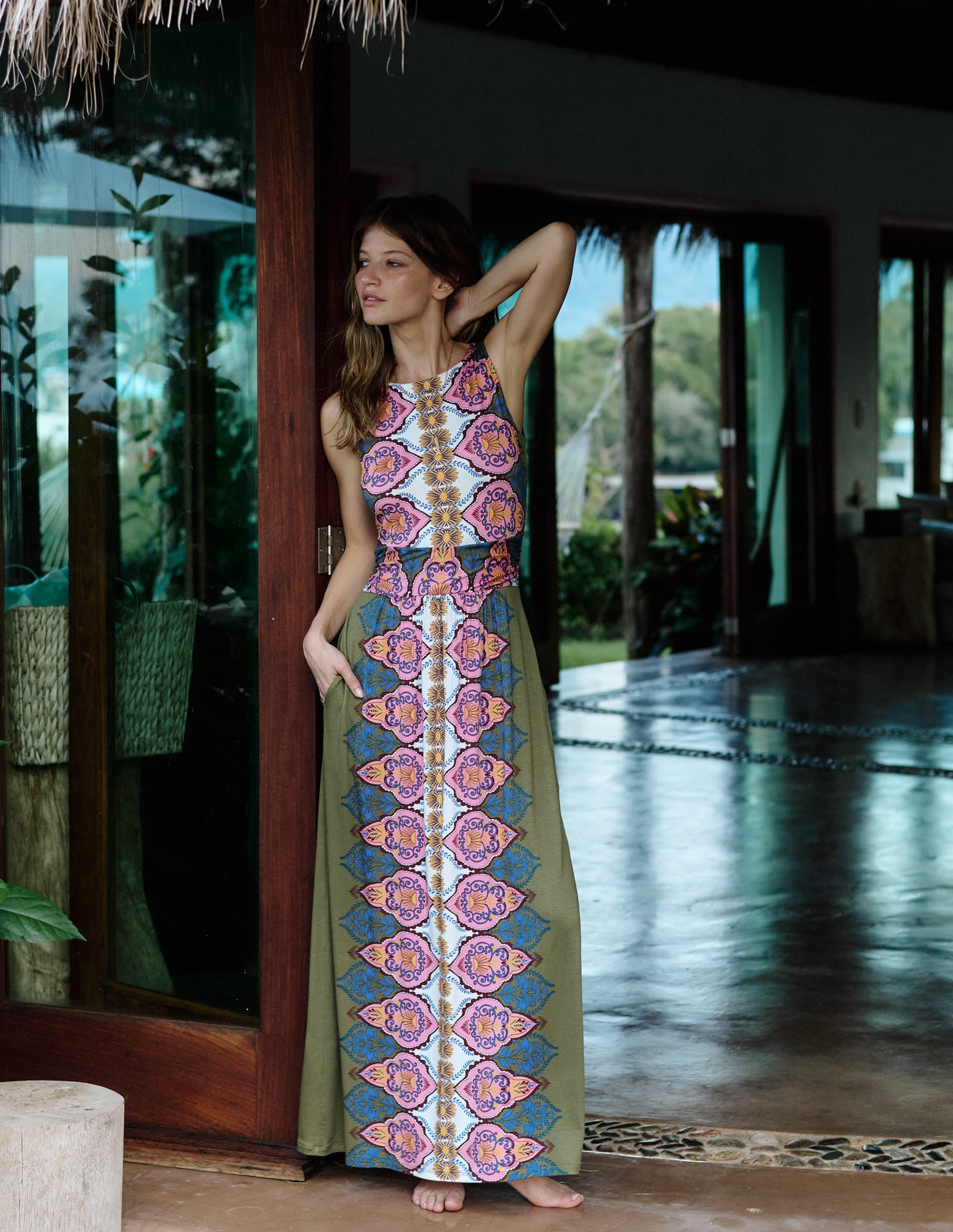 Antonia Jersey Maxi Dress
