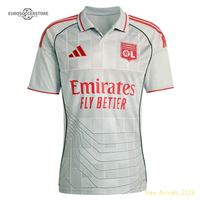 2025-2026 Olympique Lyon (your Name) Third Iconic Design Kit