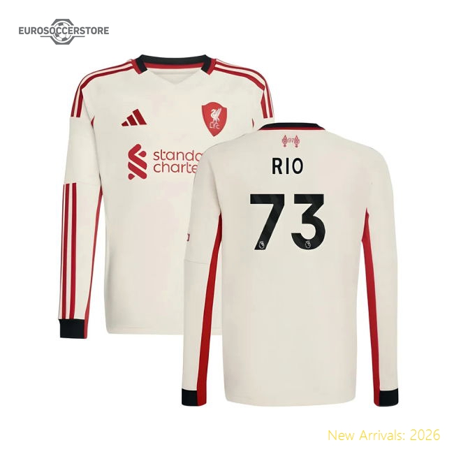 Gentle Liverpool Kids Rio Jersey 2025-2026 Soft-touch Easy-care