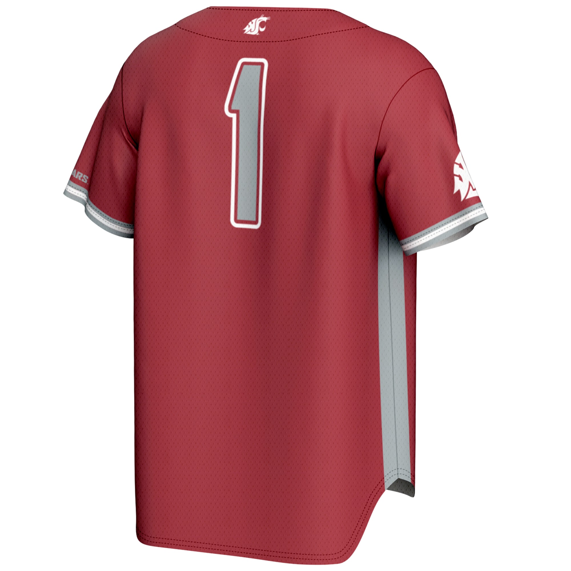 [NJP] Washington State Cougars GameDay Greats Youth Lightweight Baseball Jersey - Crimson