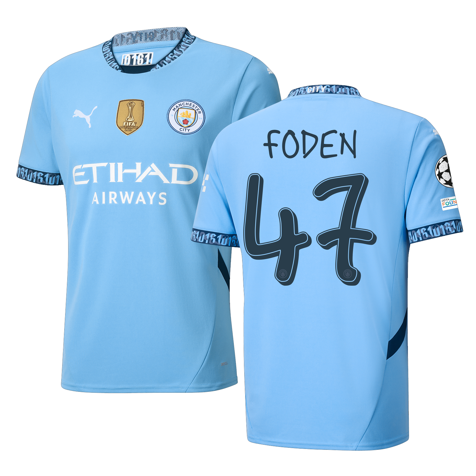 Manchester City FC Foden 2024-2025 UCL Home Jersey – Authentic Shirt