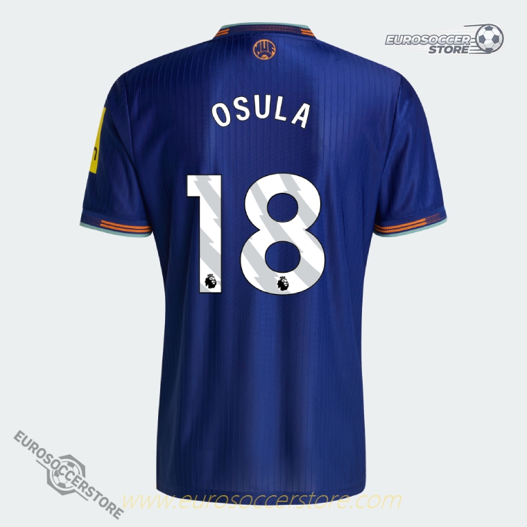 Newcastle United Third OSULA 18 Jersey 25-26 (Player Version)