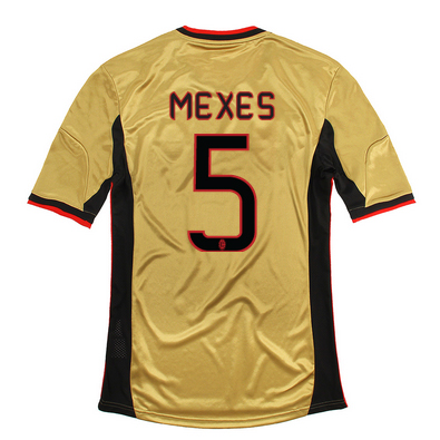 Premium Quality 1314 AC Milan 5 Mexes Third Golden Jersey