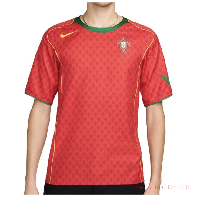 Men Portugal 2004 Reissue Home Shirt UEFA Euro