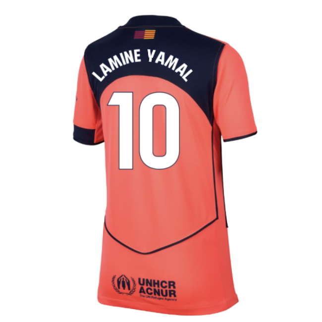 Genuine 2025-2026 Barcelona Third Shirt (Kids) (Lamine Yamal 10)