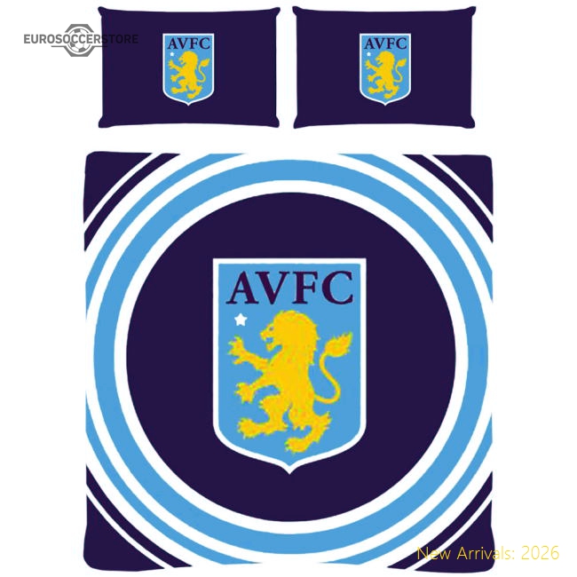 Aston Villa FC Pulse Double Duvet Set