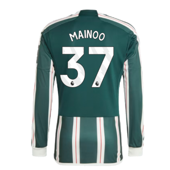 Pro Series Enthusiastic Football Man Utd Long Sleeve Away Shirt Ma...