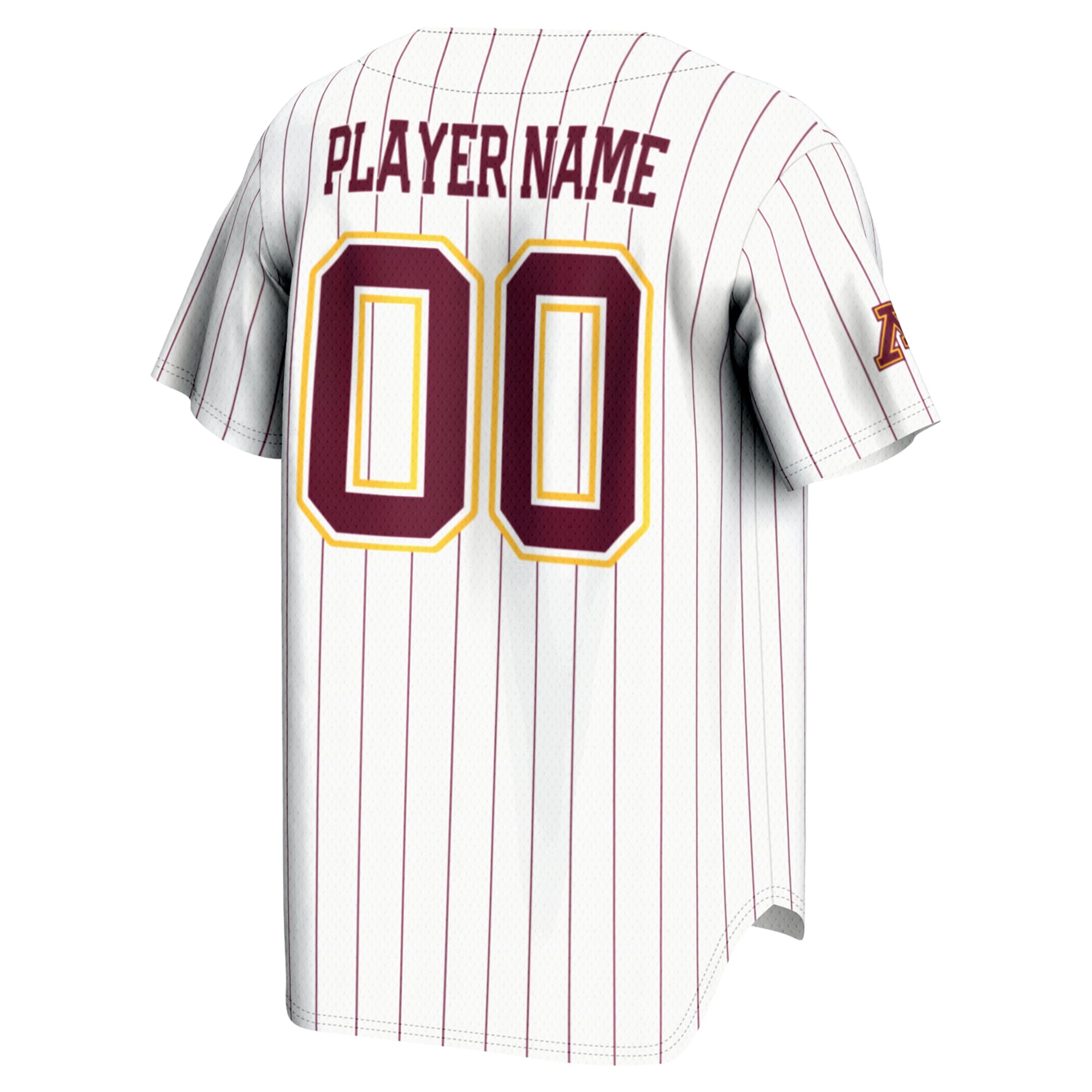 Minnesota Golden Gophers GameDay Greats Youth NIL Pick-A-Player Lightweight Baseball Jersey - White