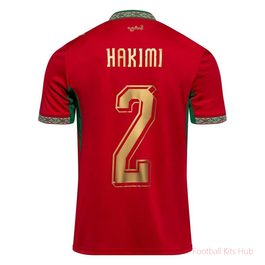 Morocco Home Shirt World Cup 2026 HAKIMI 2