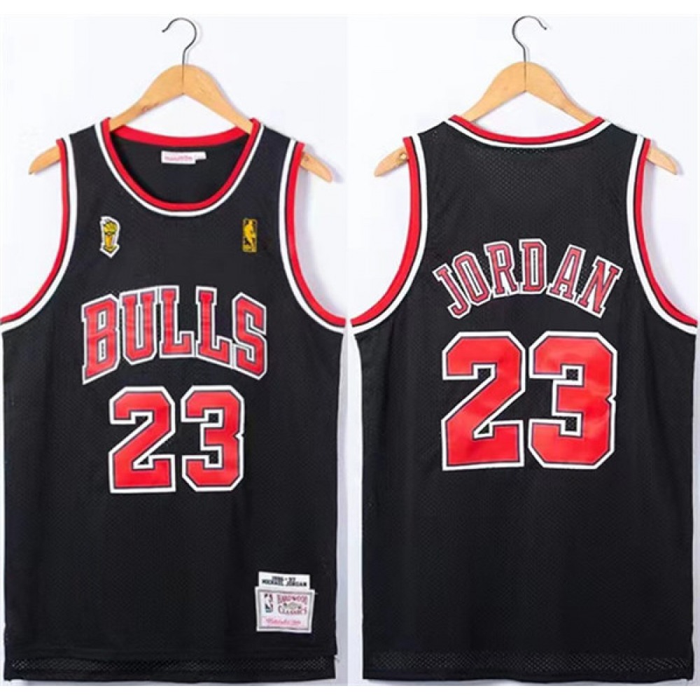 High-Quality Chicago Bulls 23 Black Jersey - Game Day Essential