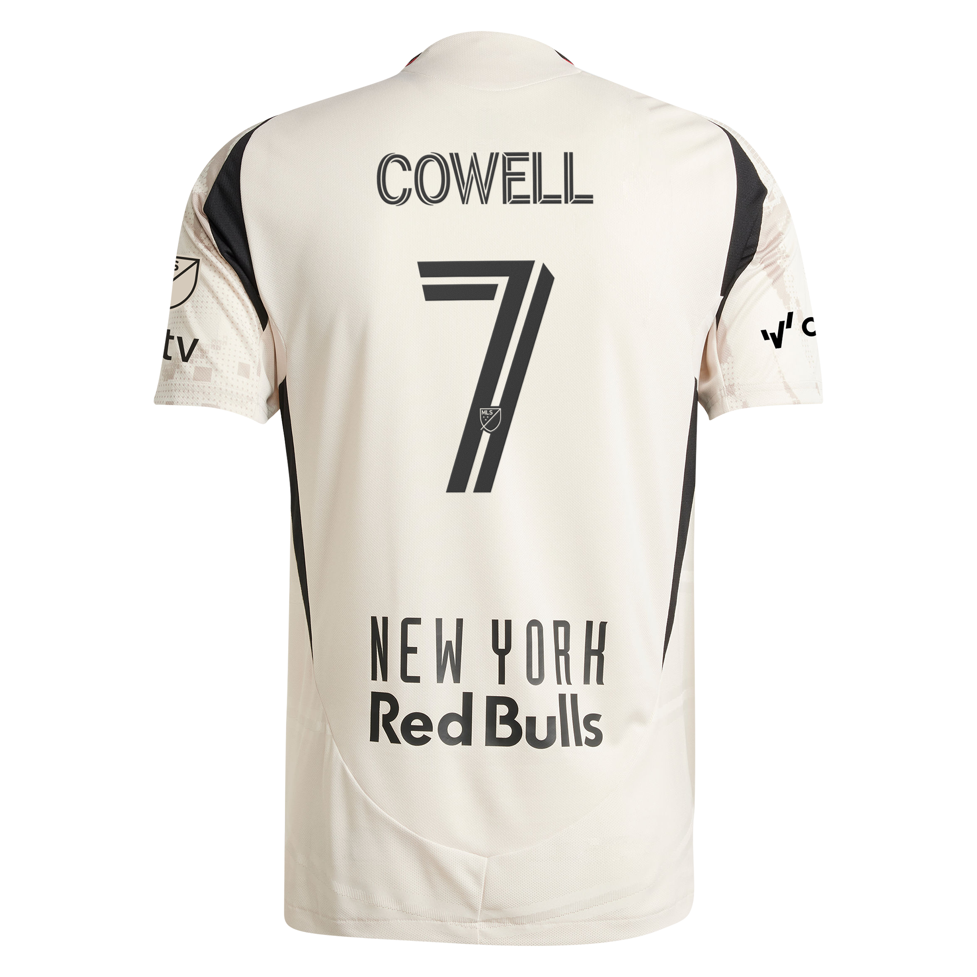 [LK] Cade Cowell New York Red Bulls 2025 Stone Kit On-Field Authentic Jersey - Tan