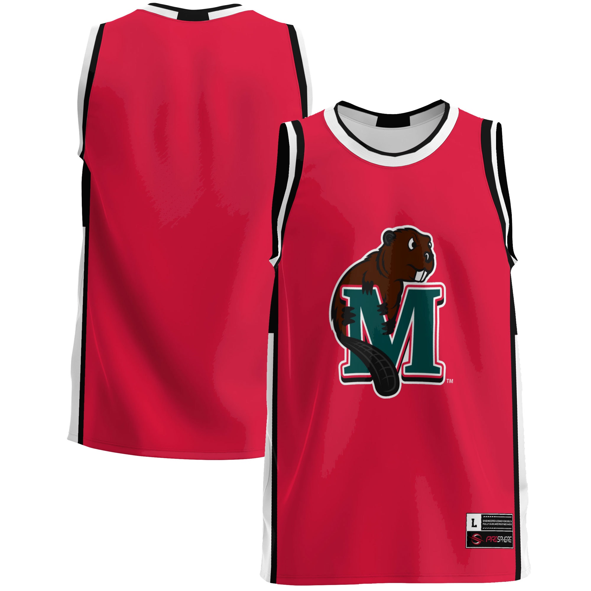 [NJP] Women's Minot State Beavers GameDay Greats Lightweight Basketball Jersey - Red