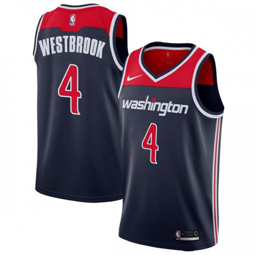 Nike Blue Russell Westbrook #4 Jersey - Budget-Friendly Quality