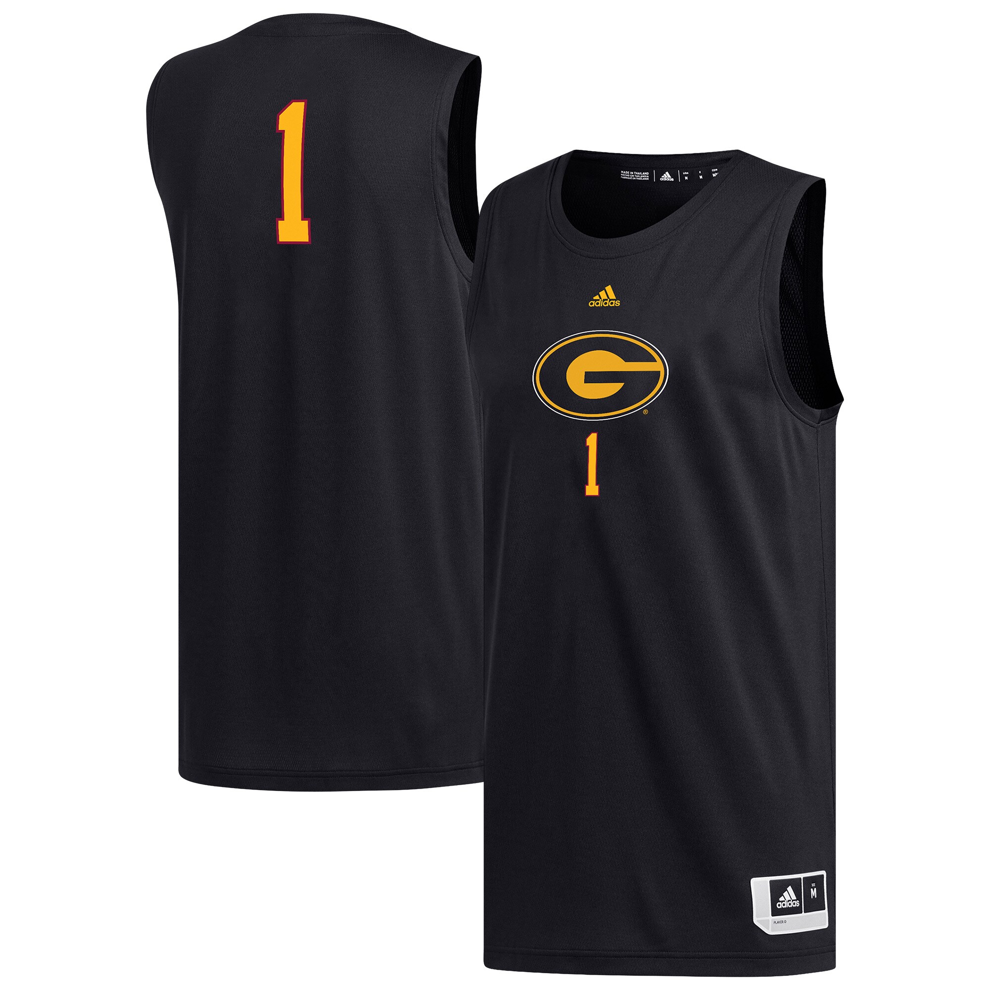 [DDG] Grambling Tigers Replica Basketball Jersey - Black