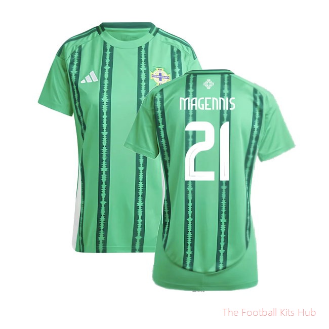 2024-2025 Northern Ireland Home Shirt - Womens (Magennis 21)