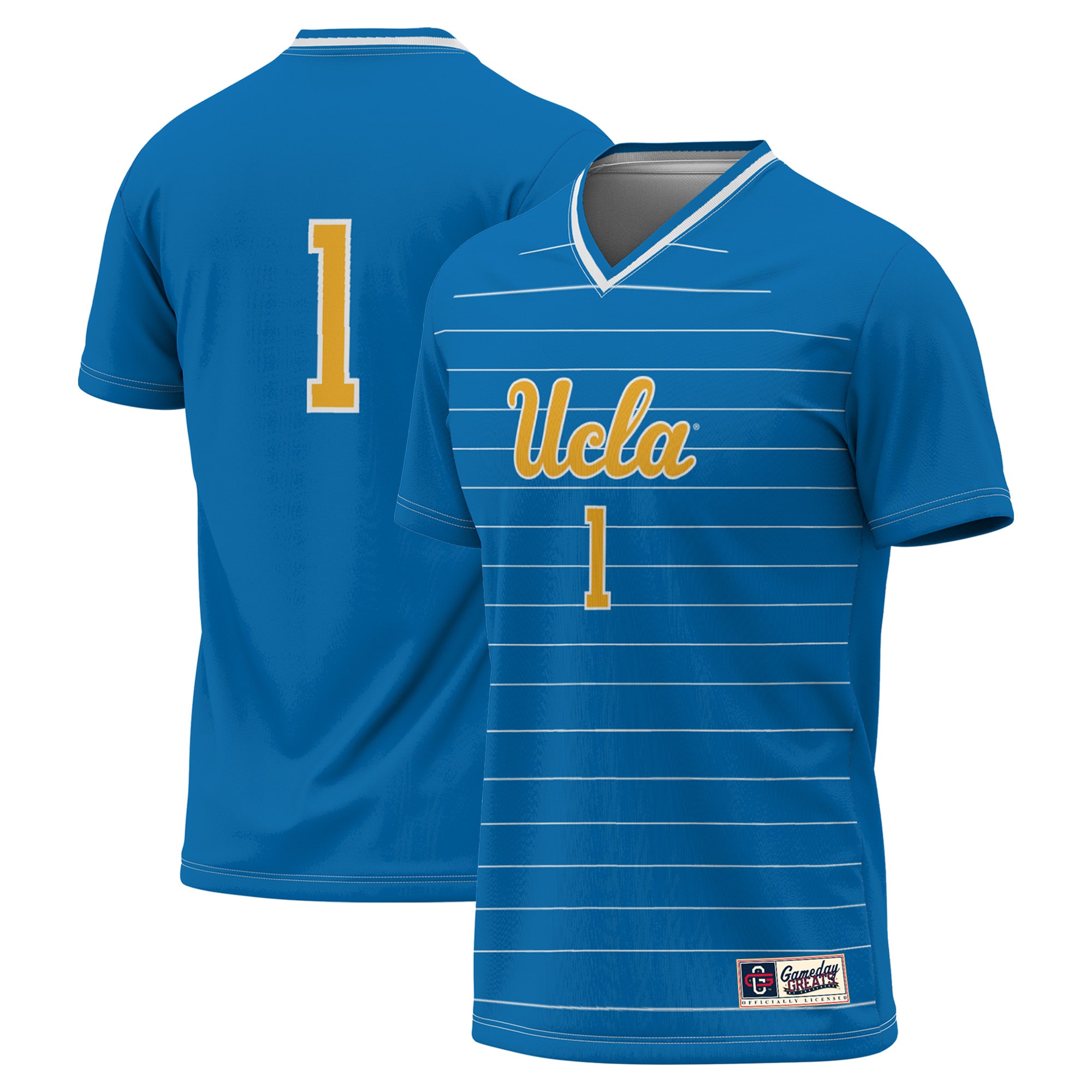 [NJP] Women's UCLA Bruins GameDay Greats Lightweight Soccer Fashion Jersey - Blue