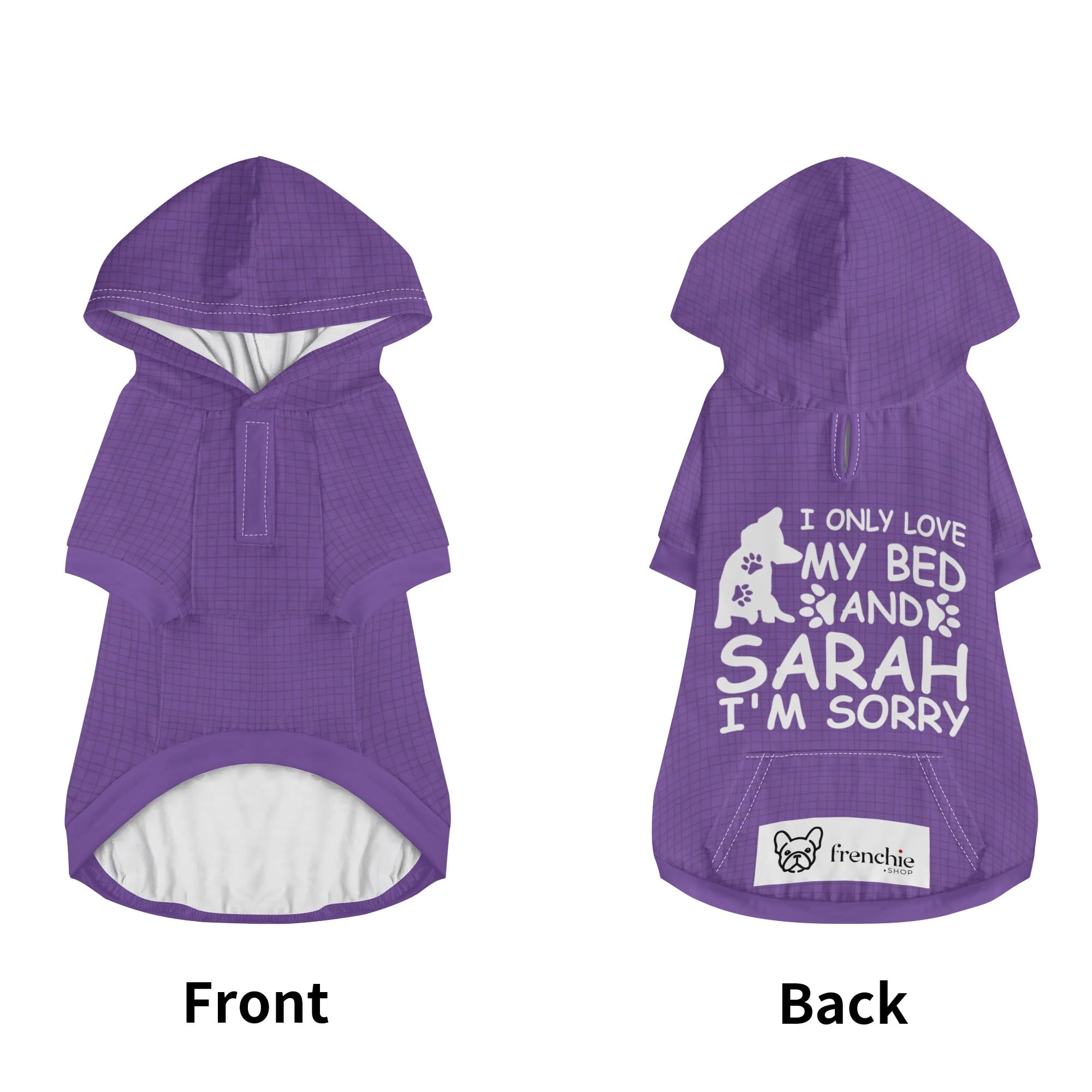 Culture-Inspired Custom Hoodies For French Bulldogs With The Owner's ...