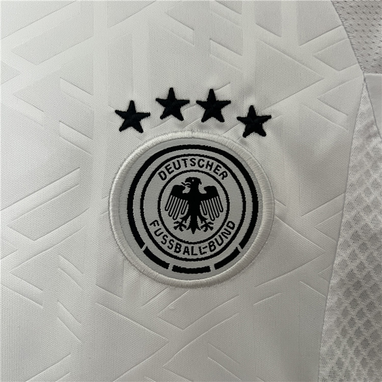 Moisture Wicking Kids Germany 2024 Home Soccer Kit ShirtShorts