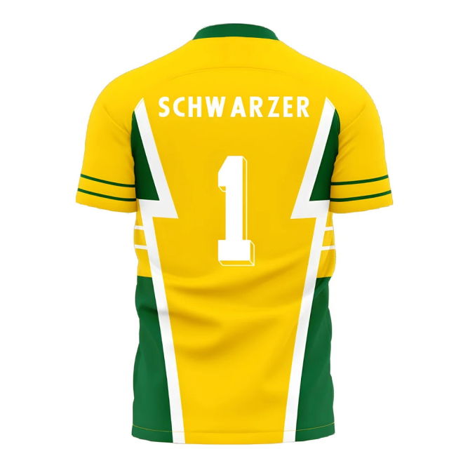 Australia 1990s Style Concept Football Kit (Libero) (SCHWARZER 1)
