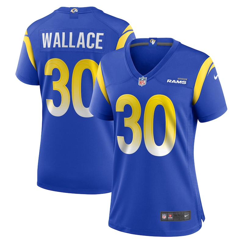 None Josh Wallace LA Rams Timeless Game-Ready Jersey Game Day Wear