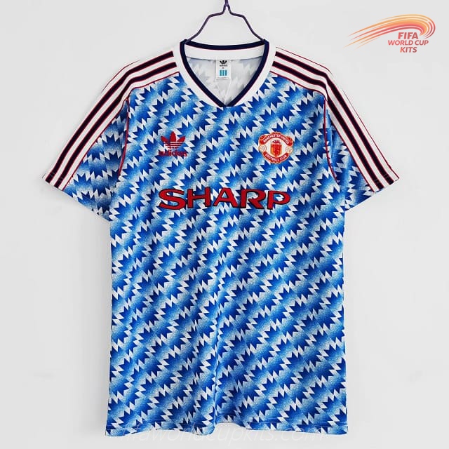 Manchester United 90-92 Secondary Football Jersey