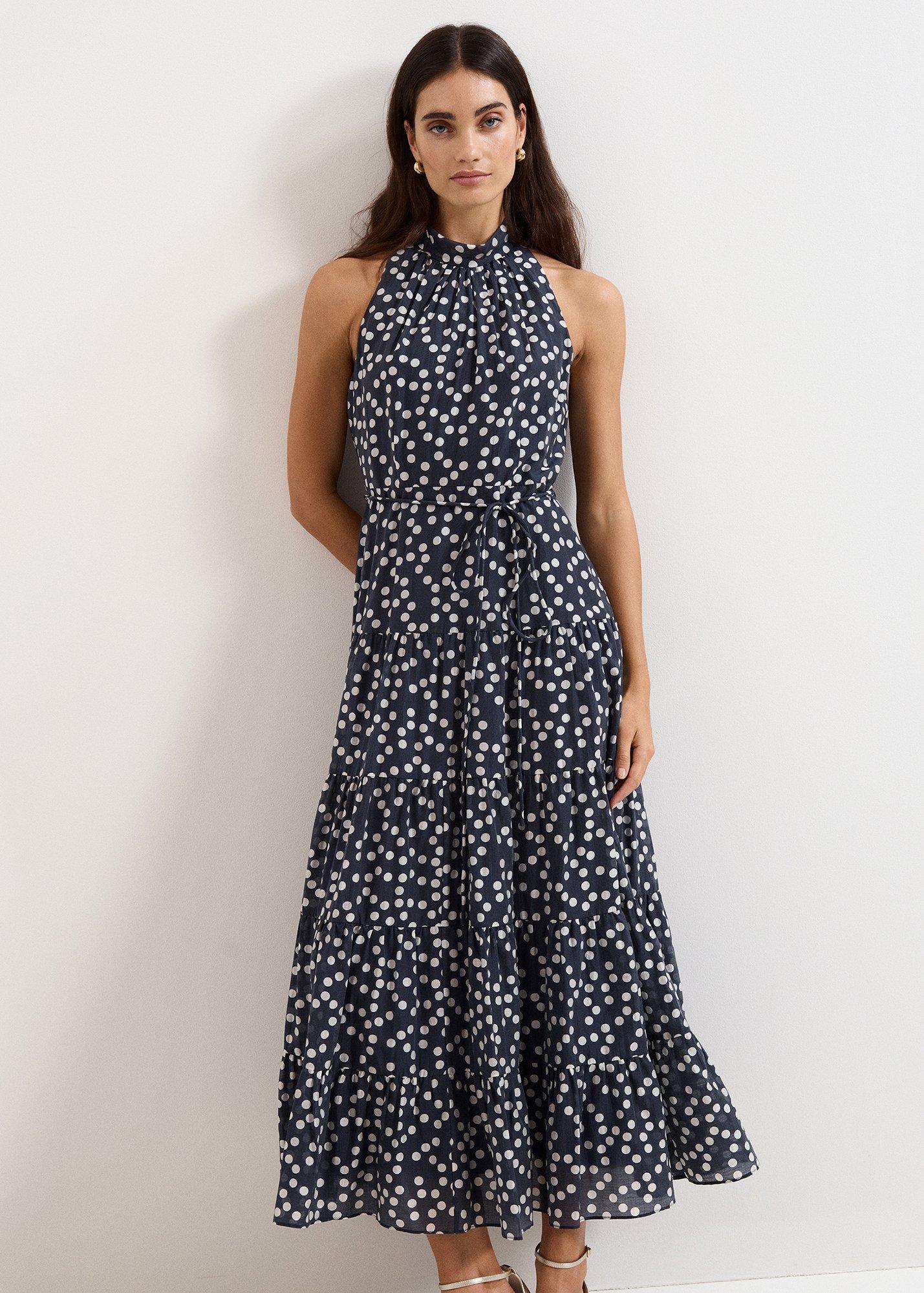 Nita Navy Spot Maxi