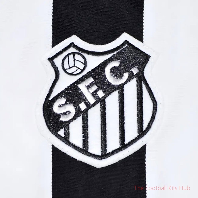 Stadium Santos 1970S Kids Football Shirt (Kids) (Your Name)