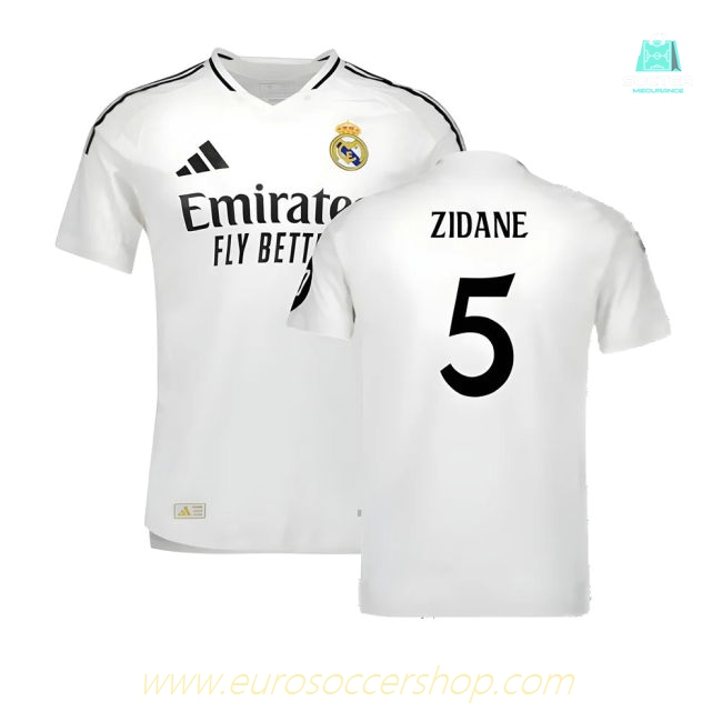 2024-2025 Real Madrid Authentic Home Shirt (Zidane 5)