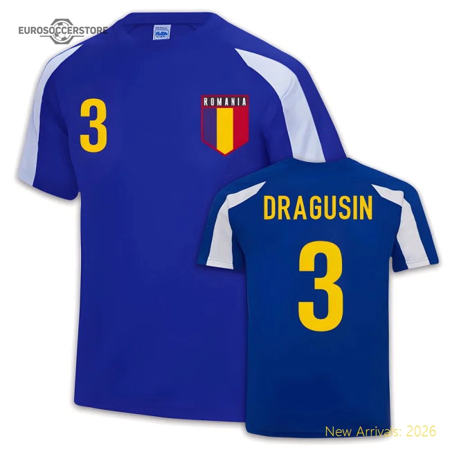 Romania Sports Training Jersey (Radu Dragusin 3)