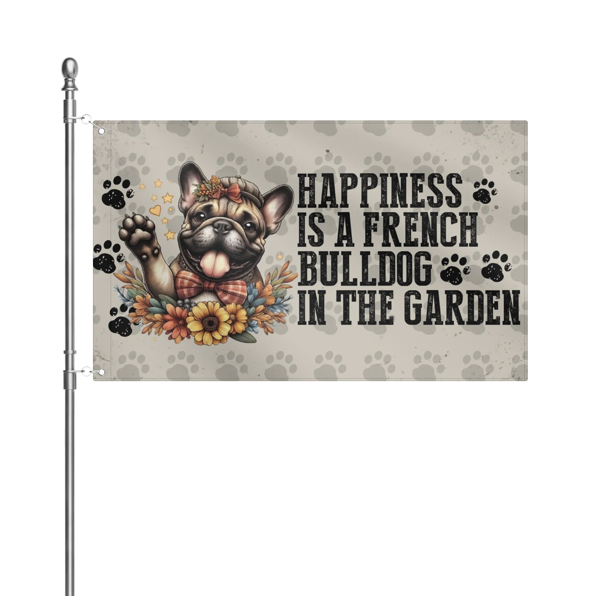 French Bulldog Louis Garden Flags For Frenchie Lovers Comfy Pet Product