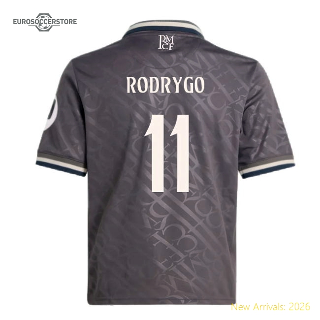 2024-2025 Football Team Youth Gentle Jersey Rodrygo Performance Fabric