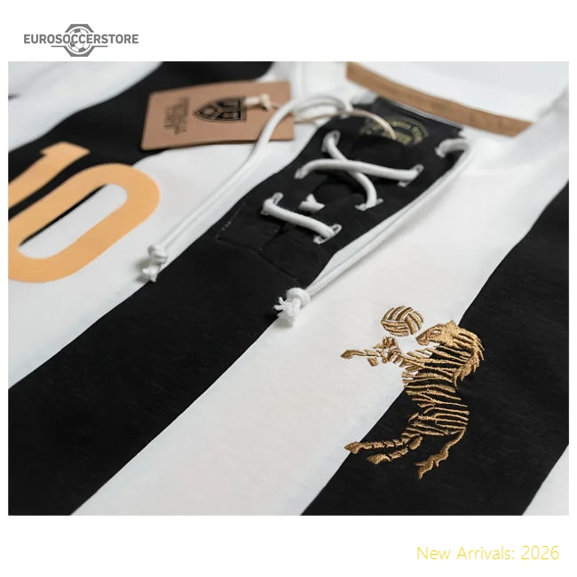 Turin Del Piero Retro Shirt With Laces La Zebra - Excellent Value