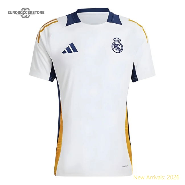 Real Home Match Jersey Breathable Athletic Fit Moisture-wicking