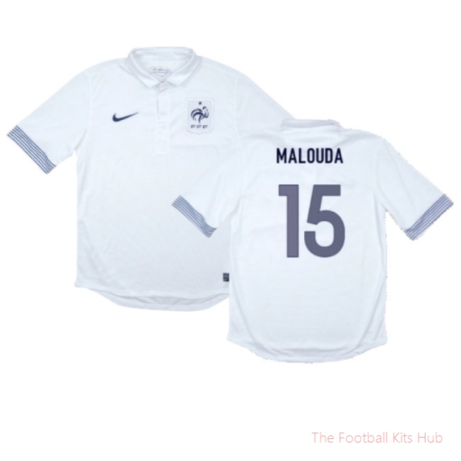 France 2012-13 Away Shirt (Excellent) (Malouda 15)
