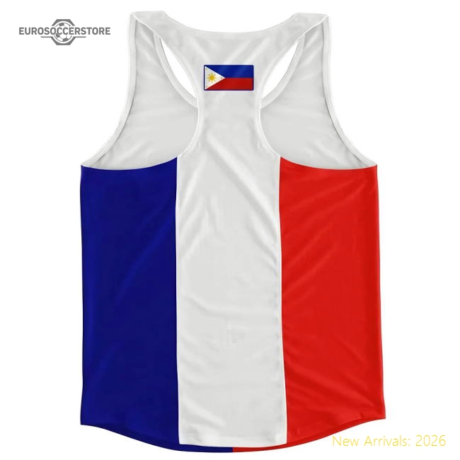 Phillippines Flag Running Vest - Fantastic Value - Supporter Edition