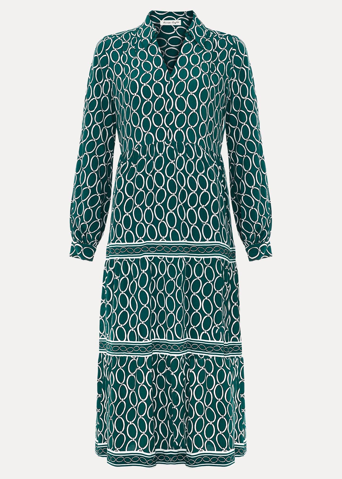 Petite Lara Tiered Midi Dress