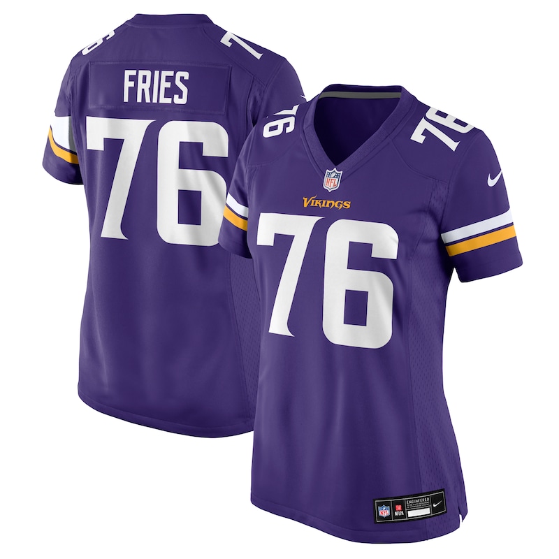 None Will Fries MIN Vikings Pro-Level Game-Day Essential Football Appa