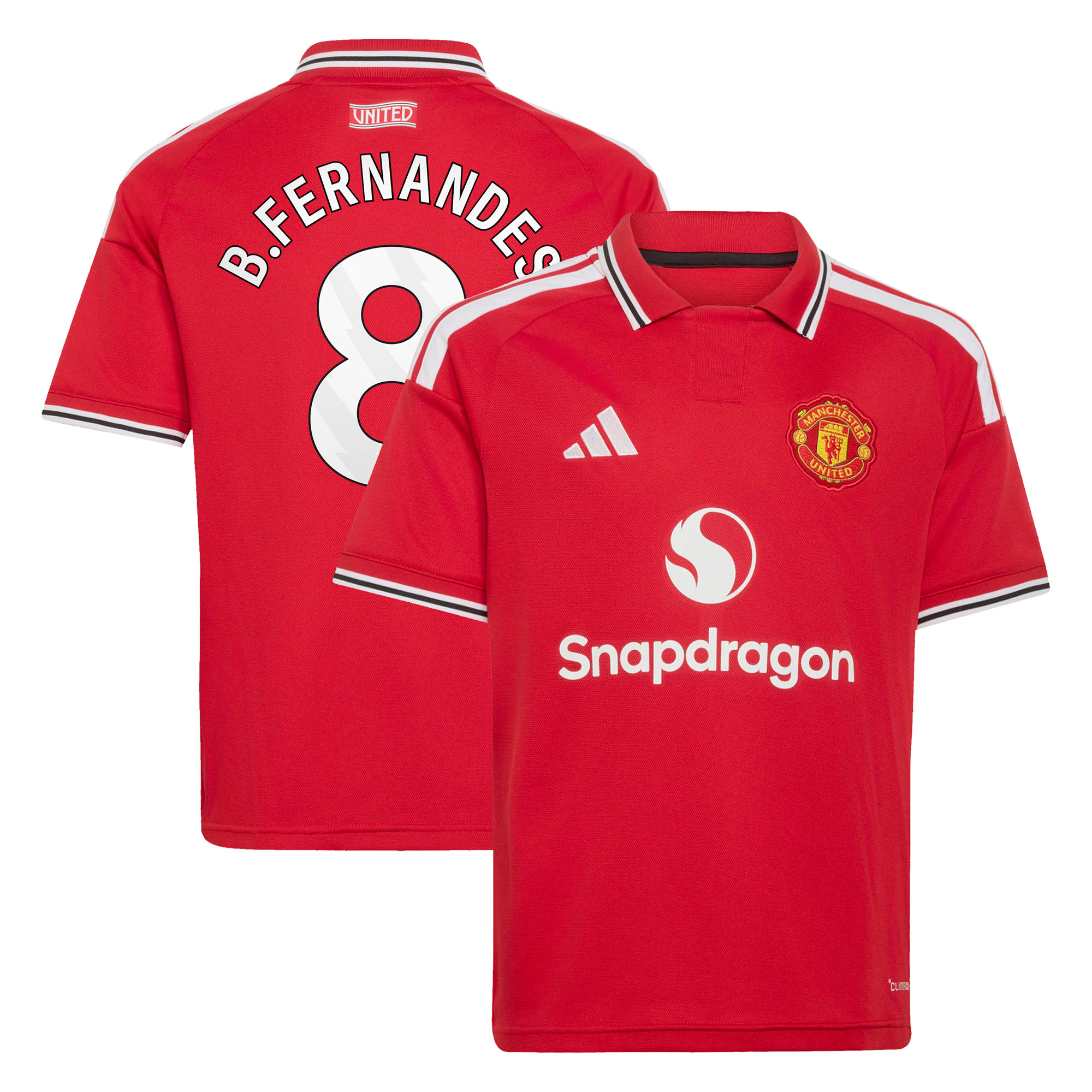 [SJH] Bruno Fernandes Manchester United Youth 2026/27 Home Replica Jersey - Red