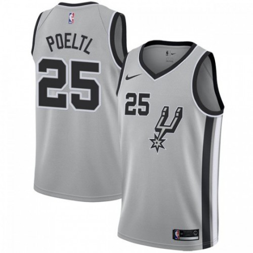 Durable Spurs #25 Jakob Poeltl 2024 Statement NBA Swingman Jersey