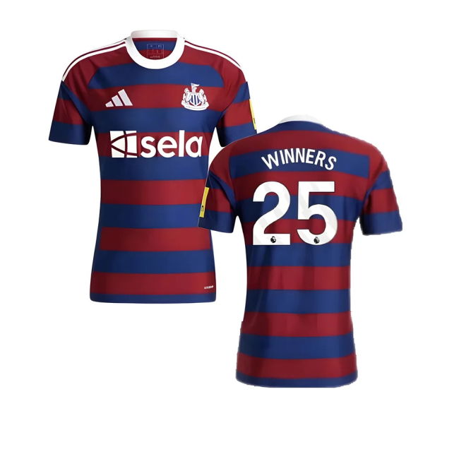 Newcastle Away Football Jersey 2024-20 Season Winners 25 L S