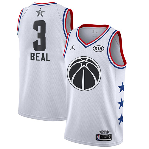 Performance WAS NBA Swingman Jersey #3 Bradley Beal 2019 Icon - White