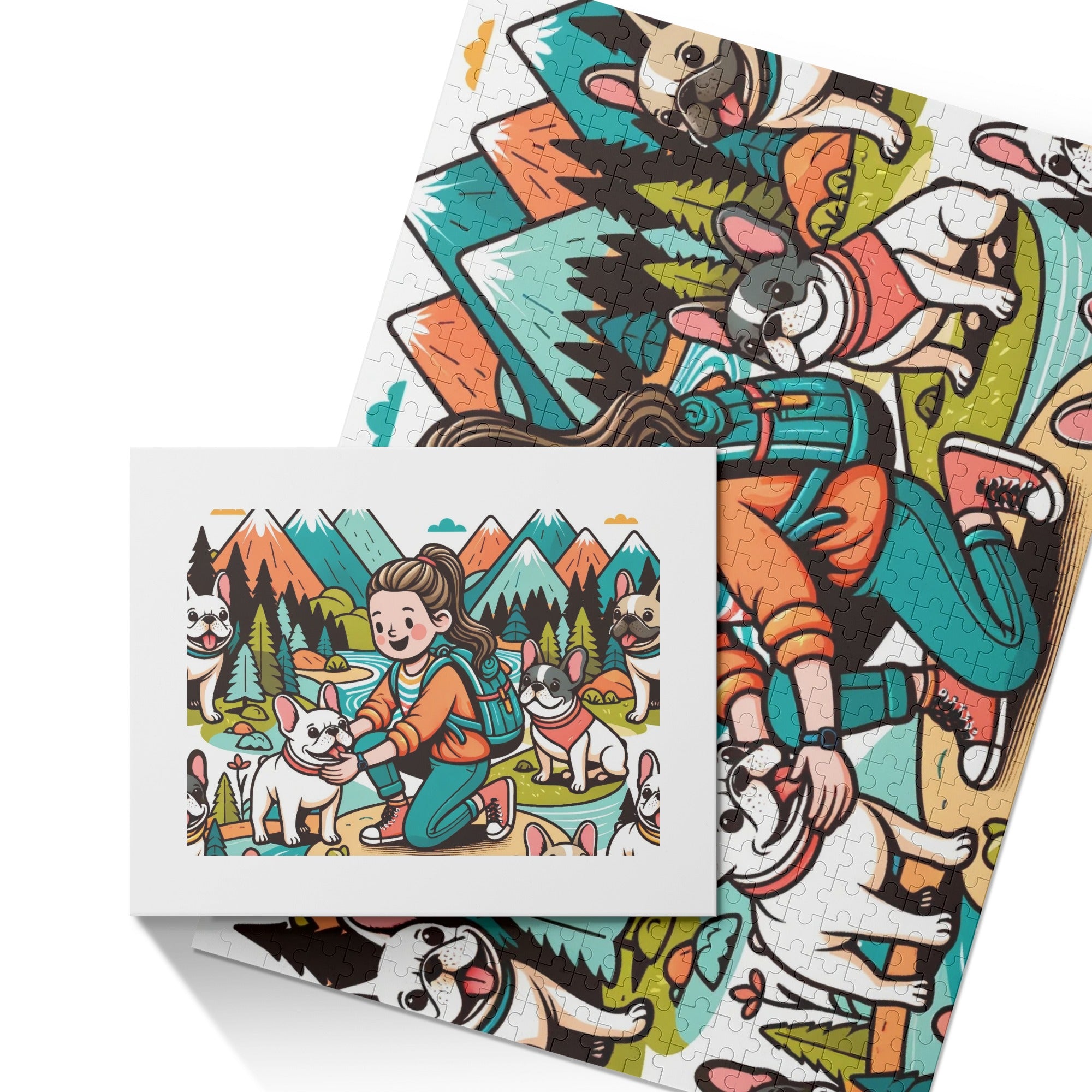 Street-Ready Nina - 500-piece Wooden Puzzle for Fashion Lovers