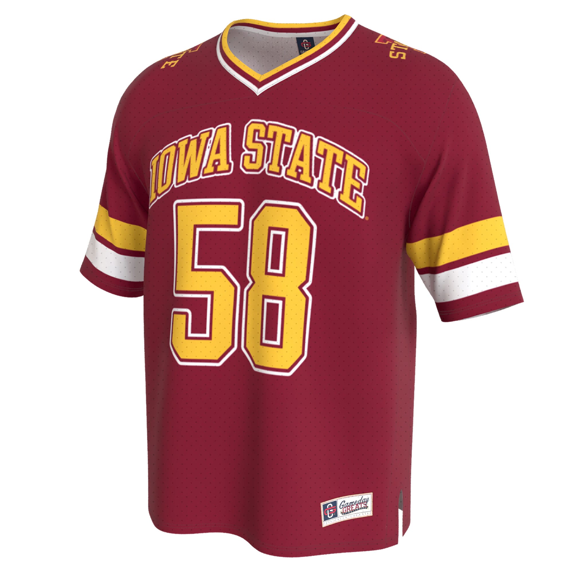 Iowa State Cyclones GameDay Greats Youth Lightweight Collegiate Football Fashion Jersey - Cardinal