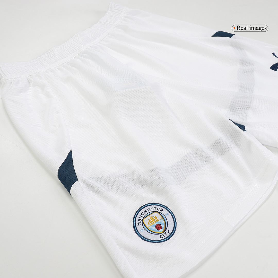 Manchester City Home Soccer Shorts 2024/25 Authentic Kit